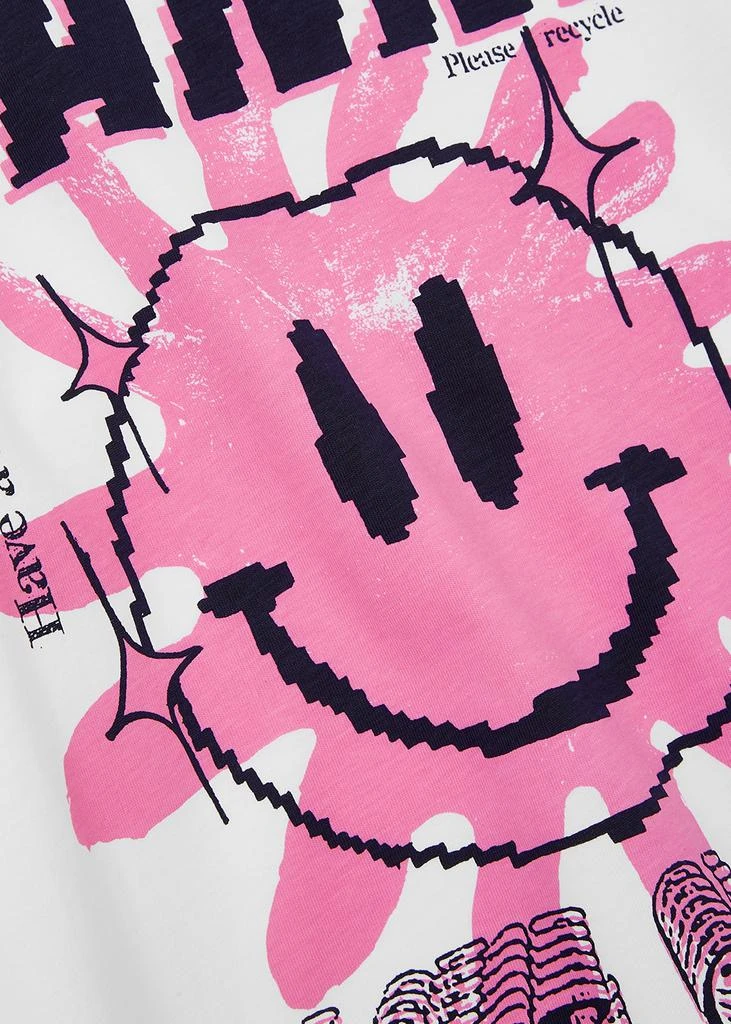 商品Ganni|White printed cotton T-shirt,价格¥343,第5张图片详细描述