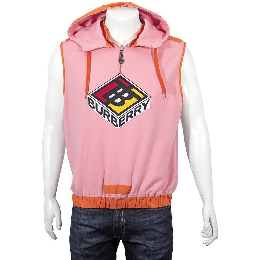 商品Burberry|Mens Candy Pink Logo Hoodie,价格¥5971,第1张图片