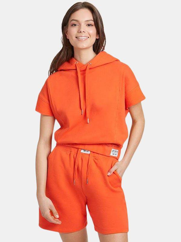 商品Juicy Couture|Cropped Hoodie Blazing Orange,价格¥652,第1张图片