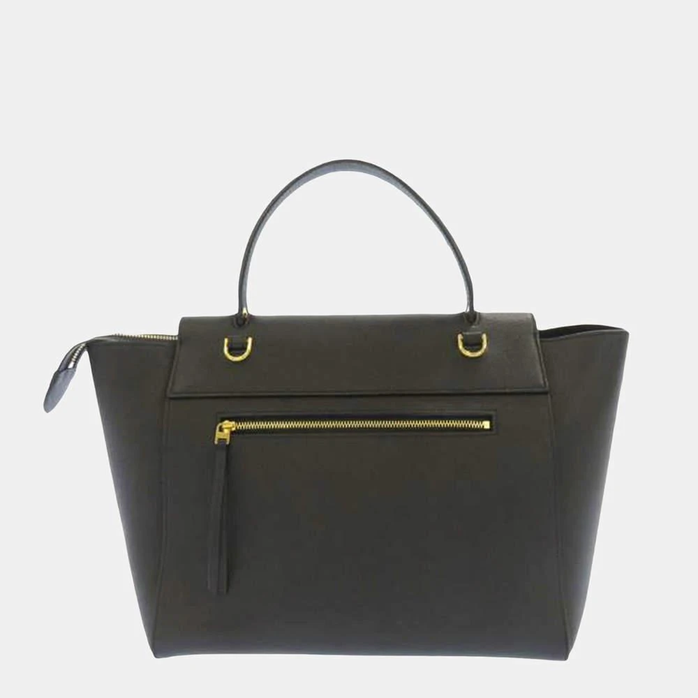 商品[二手商品] Celine|Celine Black Mini Belt Leather Satchel,价格¥14217,第3张图片详细描述