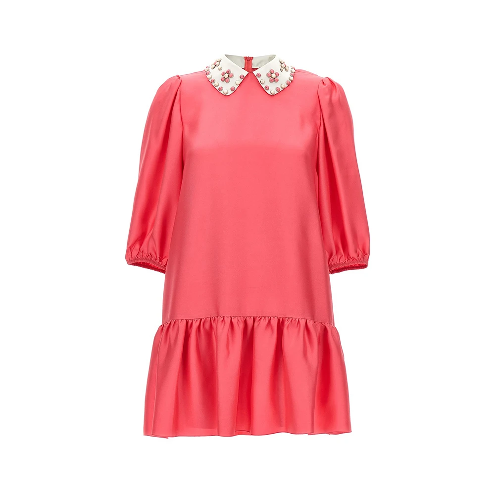 商品[国内直发] RED Valentino|RED VALENTINO 粉红色女士连衣裙 2R0VAGZ0-6M1-MCR,价格¥4413,第1张图片