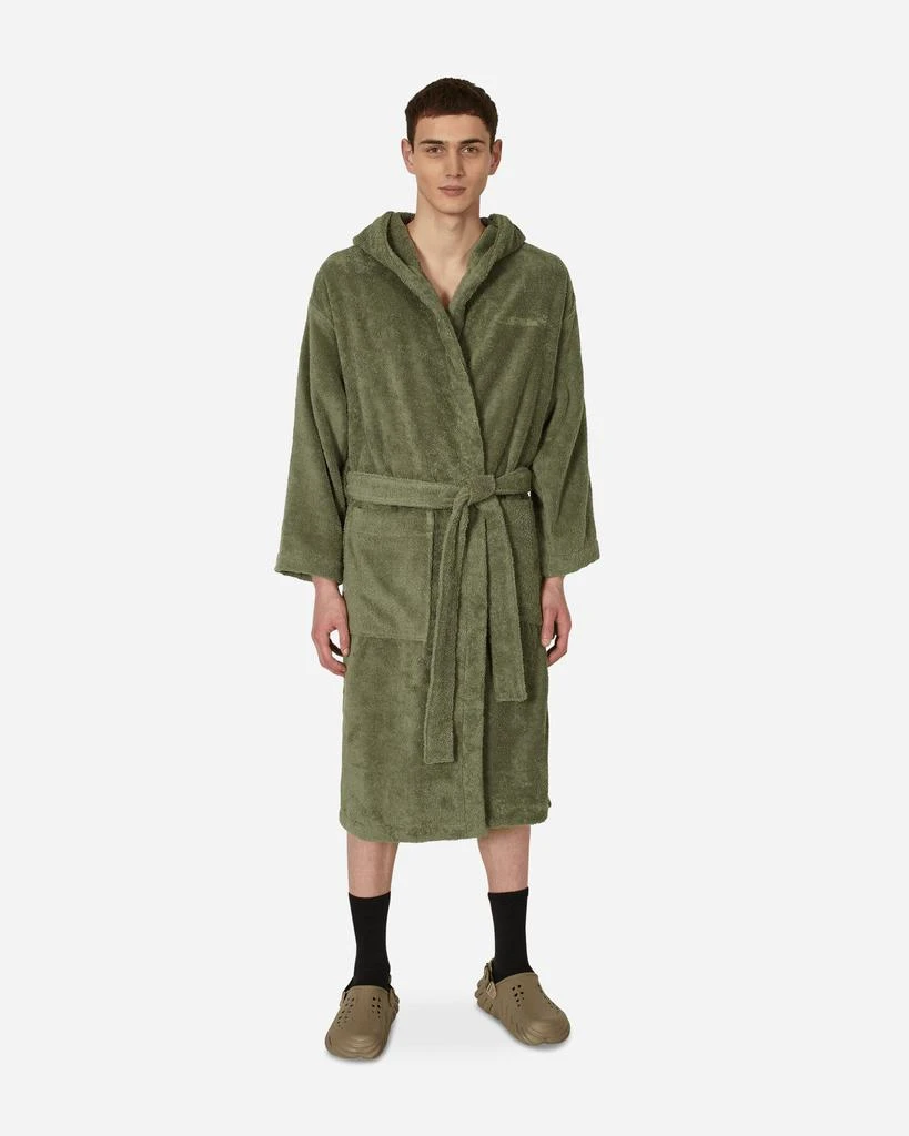 商品Off-White|Bookish Hooded Bathrobe Green,价格¥1395,第1张图片
