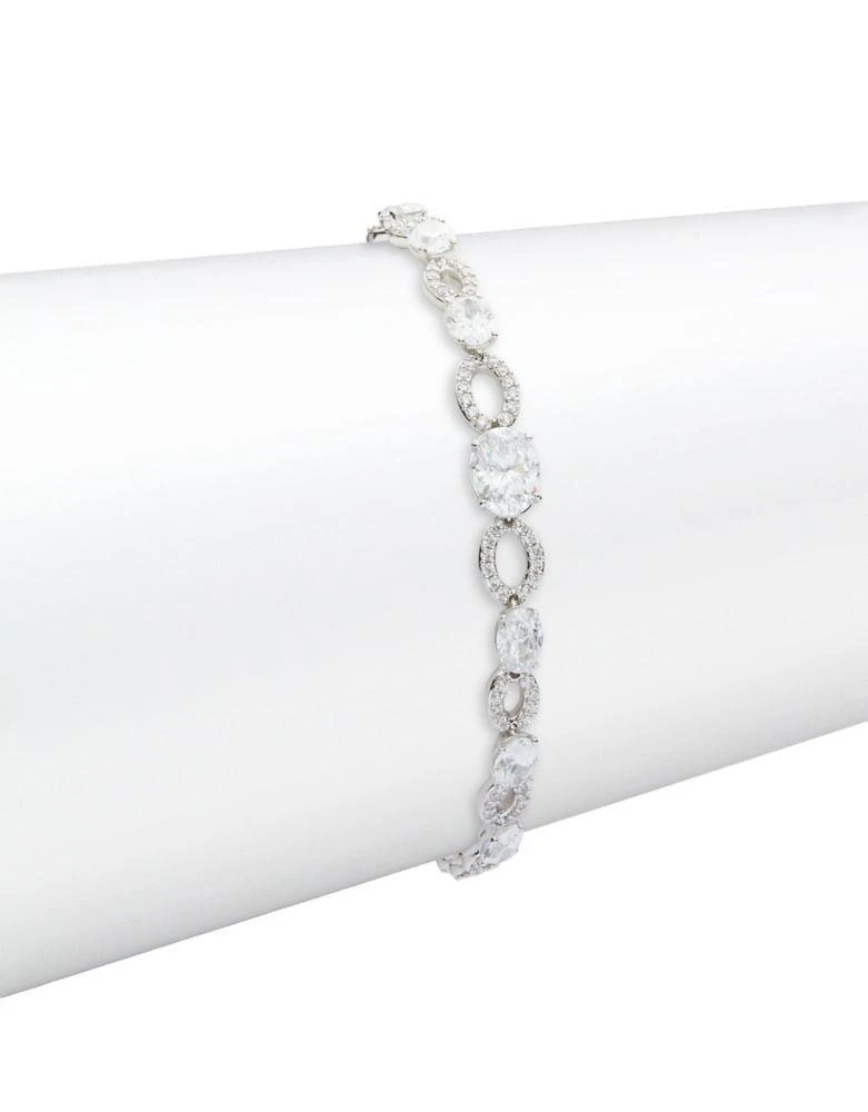 商品Nadri|Crystal and Silver Bracelet,价格¥542,第1张图片