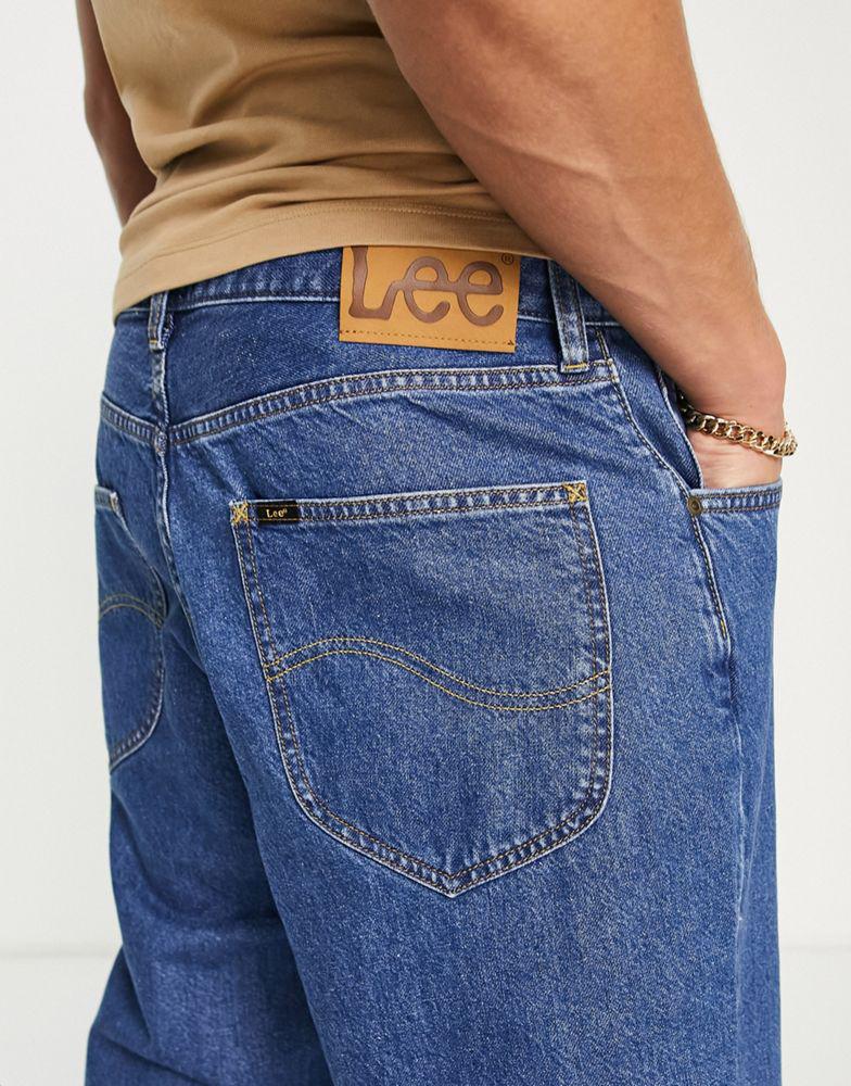 Lee Asher loose fit jeans in mid wash商品第4张图片规格展示