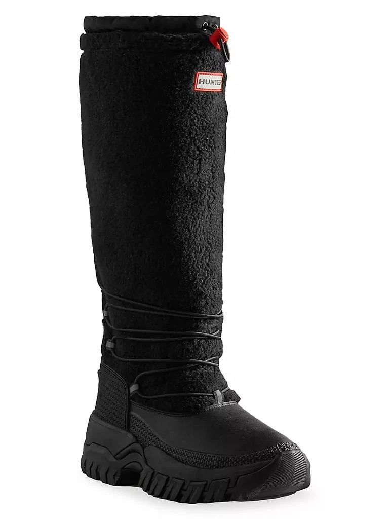 商品Hunter|Women's Wanderer Tall Sherpa Snow Boots,价格¥1643,第2张图片详细描述