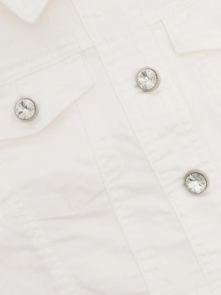 商品MONNALISA|Monnalisa Embellished-Button Cropped Denim Jacket,价格¥1770,第3张图片详细描述