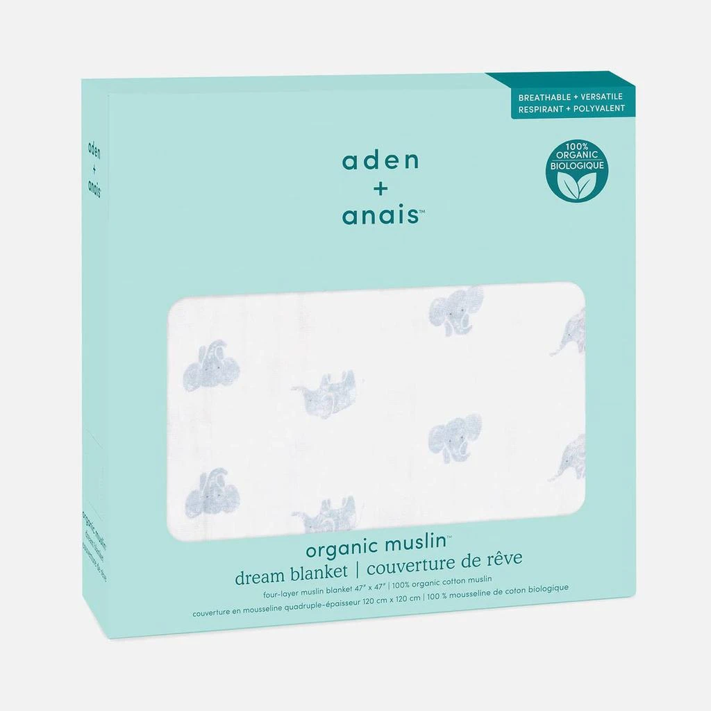 商品aden + anais|aden + anais GOTS Organic Classic Dream Blanket - Animal Kingdom,价格¥326,第4张图片详细描述