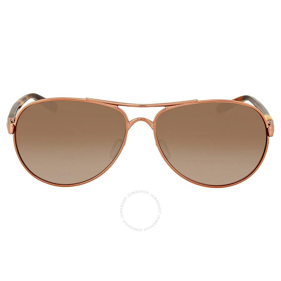 商品Oakley|Feedback VR50 Brown Gradient Pilot Ladies Sunglasses OO4079 407901 59,价格¥843,第1张图片