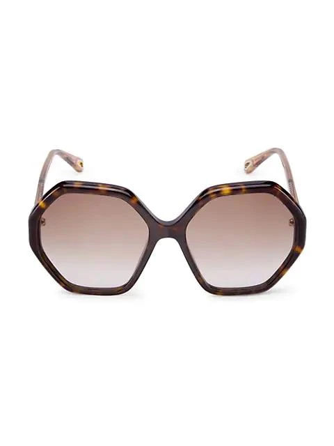 商品Chloé|58MM Geometric Sunglasses,价格¥2736,第1张图片