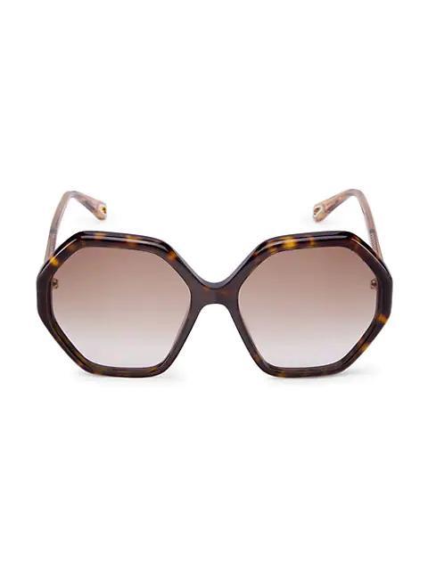 商品Chloé|58MM Geometric Sunglasses,价格¥2239,第1张图片