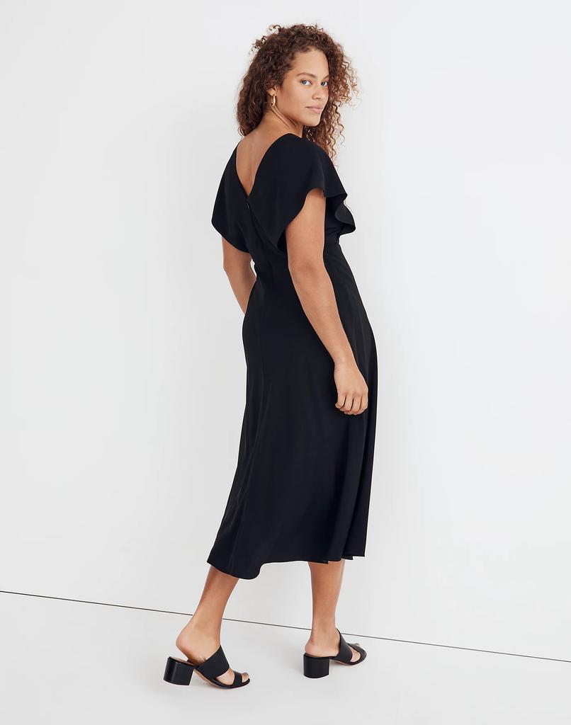 商品Madewell|Flutter-Sleeve Midi Dress,价格¥1006,第5张图片详细描述