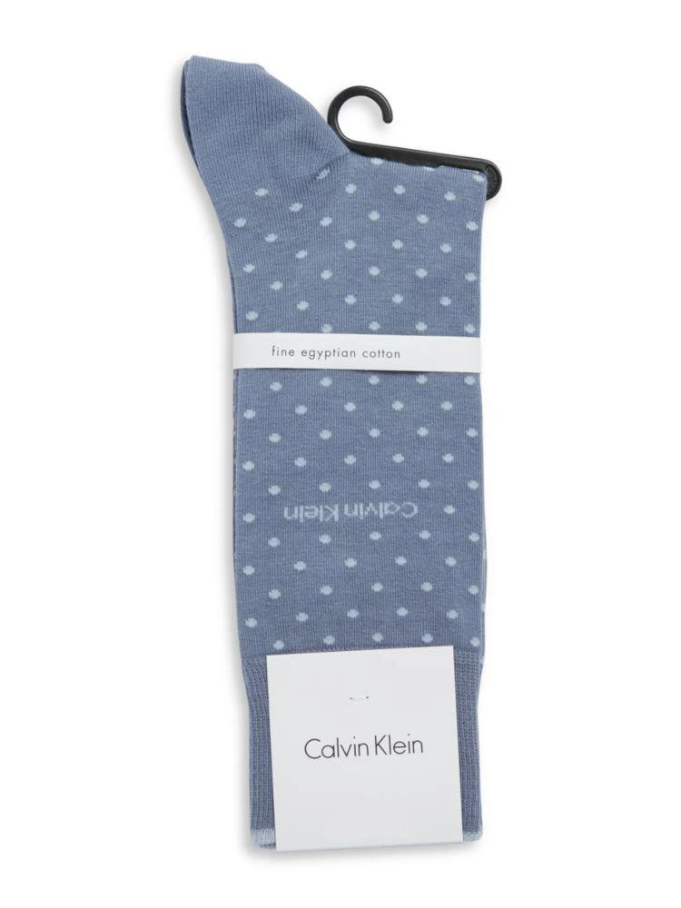商品Calvin Klein|Pin Dot Crew Socks,价格¥73,第2张图片详细描述