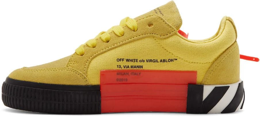 商品Off-White|Yellow Arrow Vulcanized Low 运动鞋,价格¥2284,第3张图片详细描述