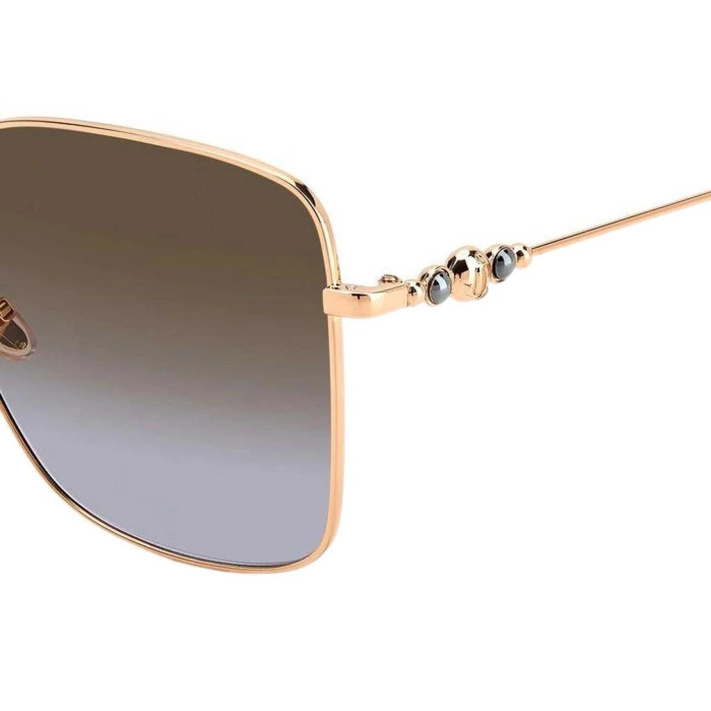 商品Jimmy Choo|Jimmy Choo Women's Sunglasses - Gold Plum Square Metal Frame | HESTER/S 0VO1 QR,价格¥649,第4张图片详细描述