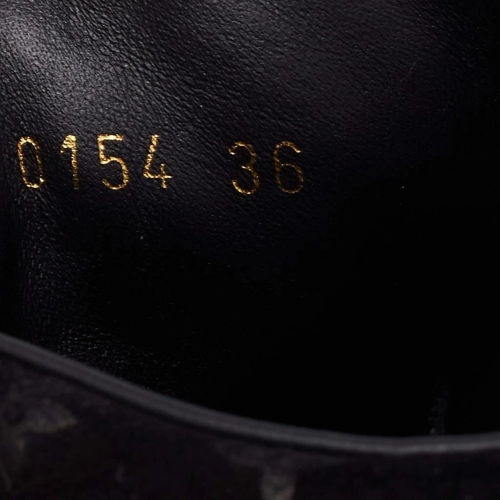 Louis Vuitton Black Monogram Empreinte Leather And Suede High Top Sneakers Size 36 商品