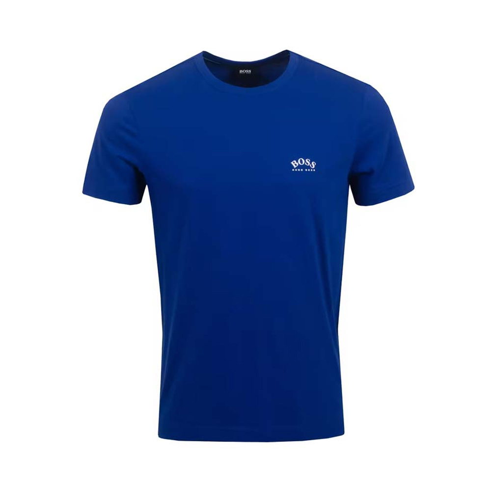 商品Hugo Boss|HUGO BOSS 男士蓝色T恤 TEECURVED-50412363-438,价格¥377,第1张图片