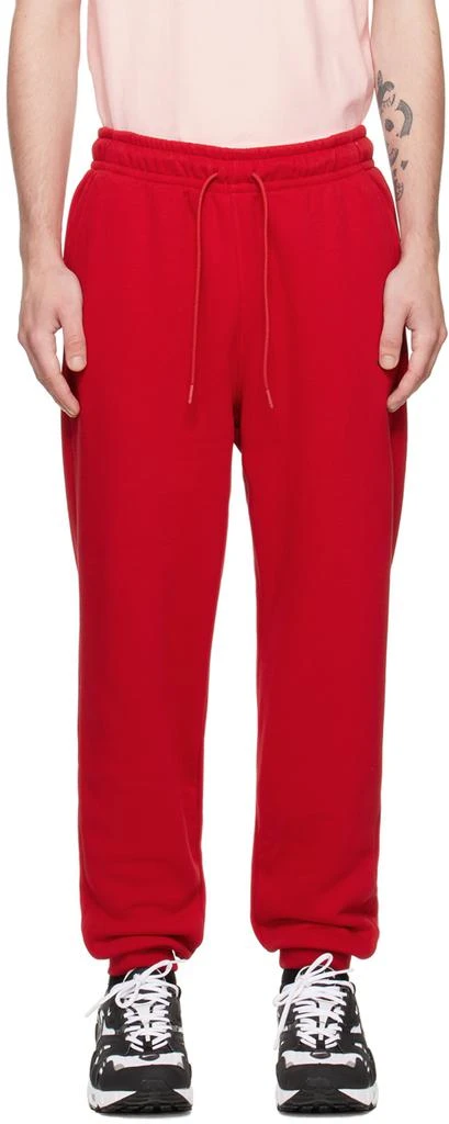 商品Jordan|Red Brushed Lounge Pants,价格¥302,第1张图片