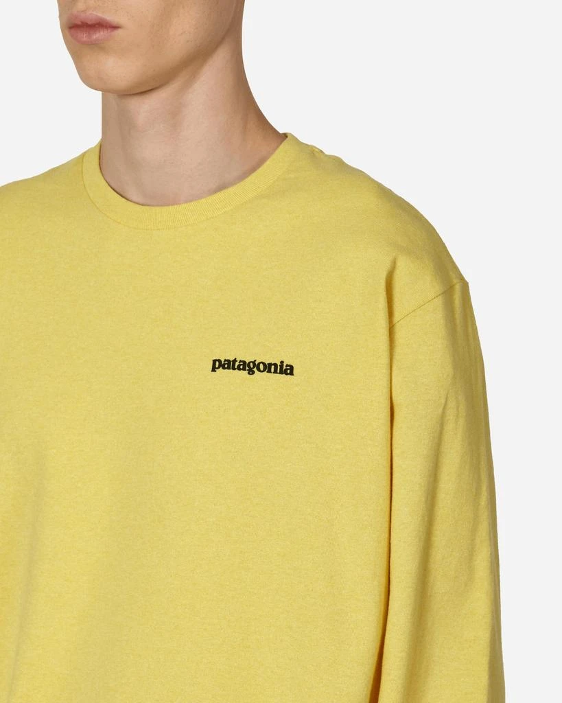 商品Patagonia|P-6 Logo Responsibili Longsleeve T-Shirt Milled Yellow,价格¥198,第5张图片详细描述