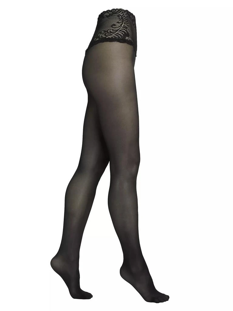 商品Natori|Feather-Lace Tights,价格¥465,第1张图片