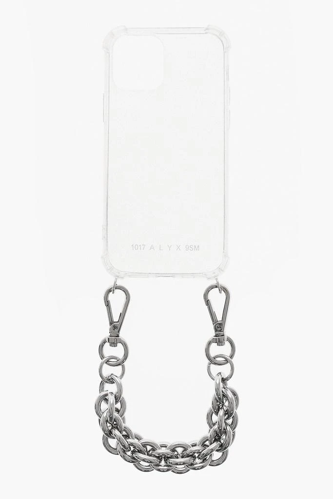 商品1017 ALYX 9SM|Alyx See-Through Iphone 12 Case with Removable Silver Chain,价格¥762,第1张图片