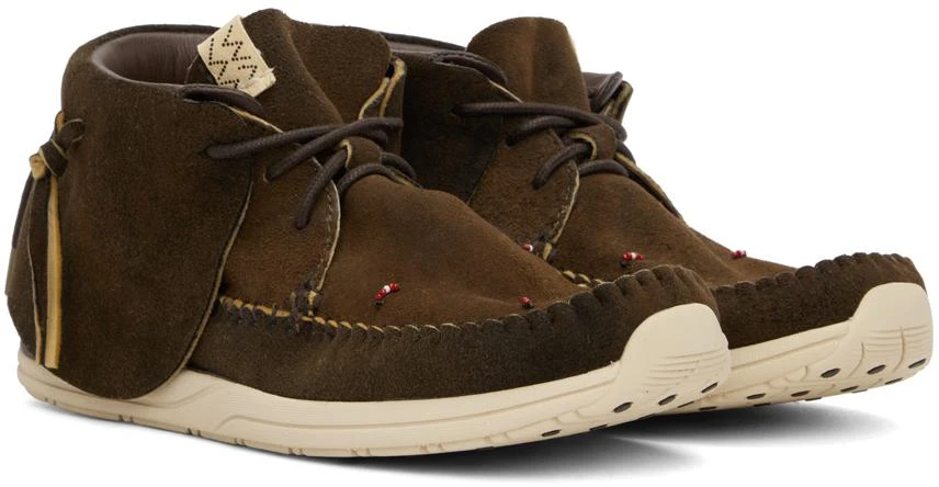 商品VisVim|Brown Lhamo Folk Sneakers,价格¥4760,第4张图片详细描述