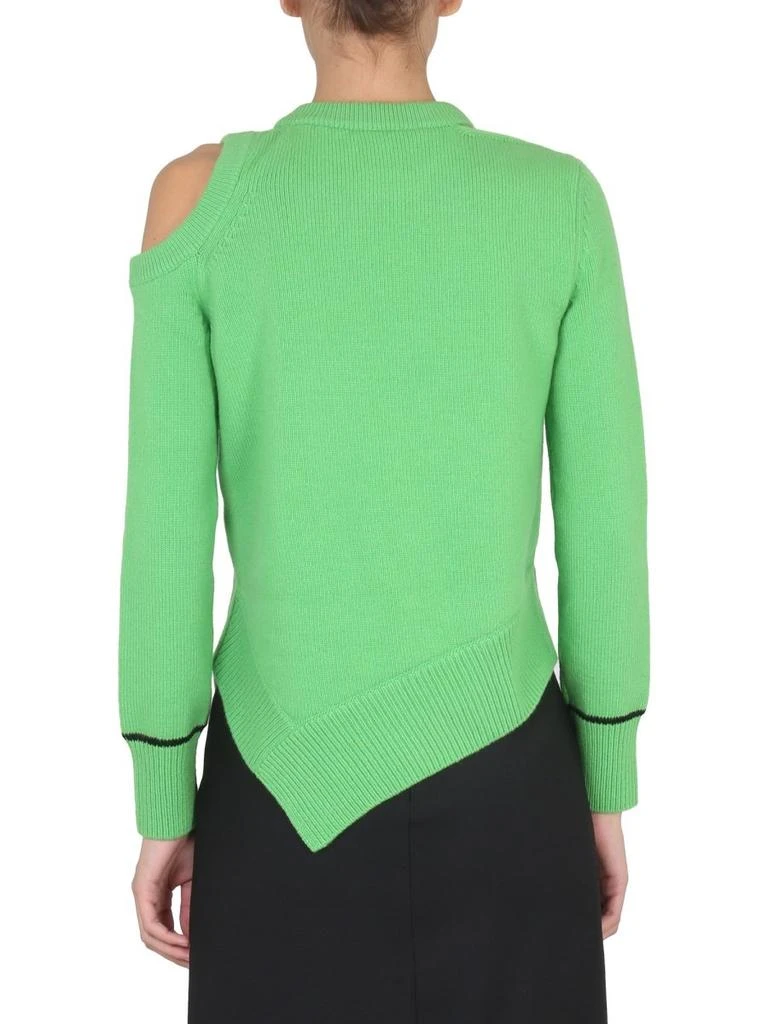 商品Alexander McQueen|Alexander McQueen Asymmetric Hem Cut-Out Pullover,价格¥4460,第2张图片详细描述