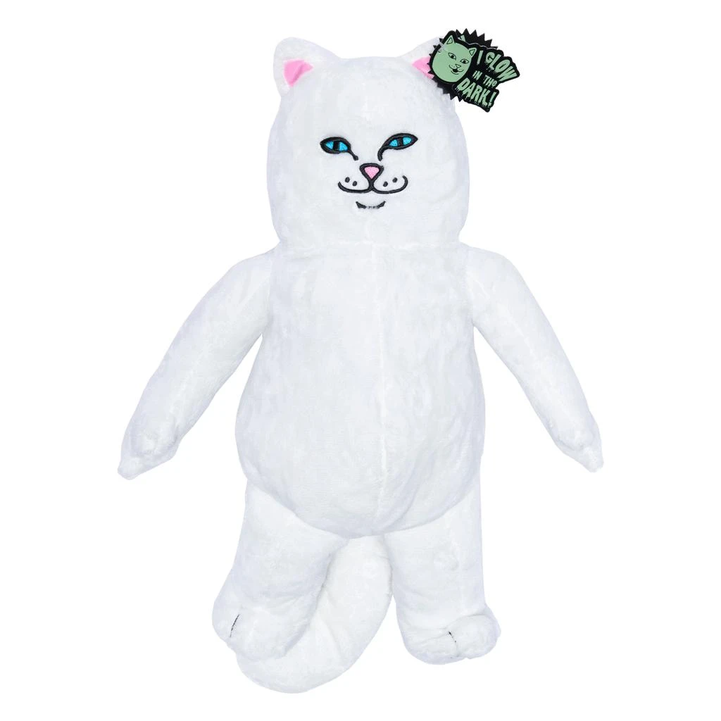 商品RIPNDIP|Lord Nerm Glow In The Dark Plush (White),价格¥122,第1张图片