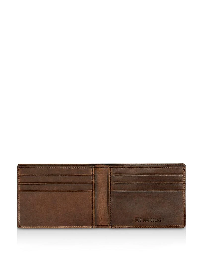 Slim Navigator Distressed Leather Bi Fold Wallet 商品