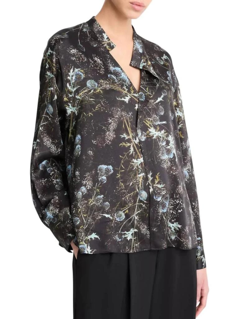 商品Vince|Vince - THISTLE DRAPED COLLAR BLOUSE,价格¥841,第3张图片详细描述