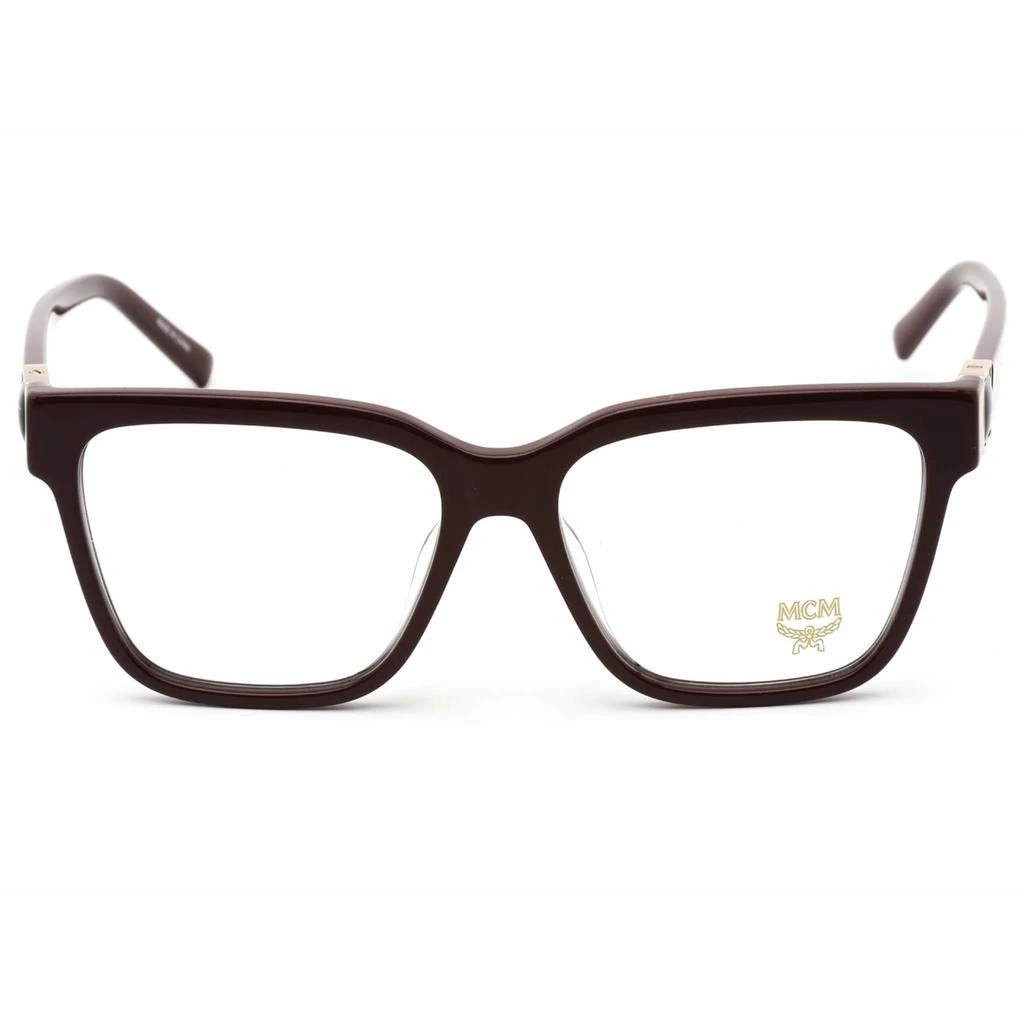 商品MCM|MCM Unisex Eyeglasses - Burgundy Square Acetate Frame Clear Lens | MCM2727LB 601,价格¥432,第2张图片详细描述