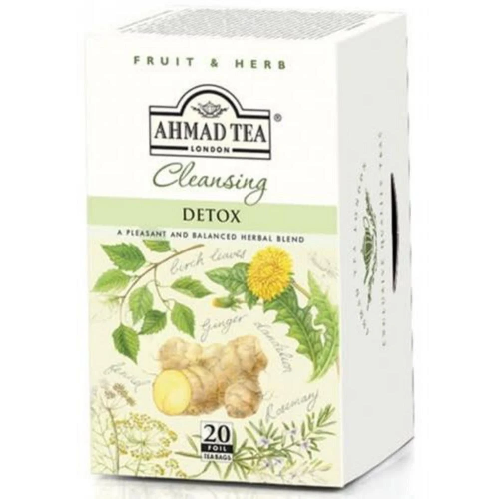商品AhmadTea|Ahmad Tea Cleansing Detox Herbal Tea (Pack of 3),价格¥159,第1张图片