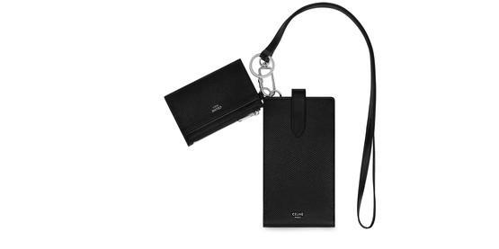 商品Celine|粒面牛皮革和光滑牛皮革手机包/卡包,价格¥5882,第1张图片