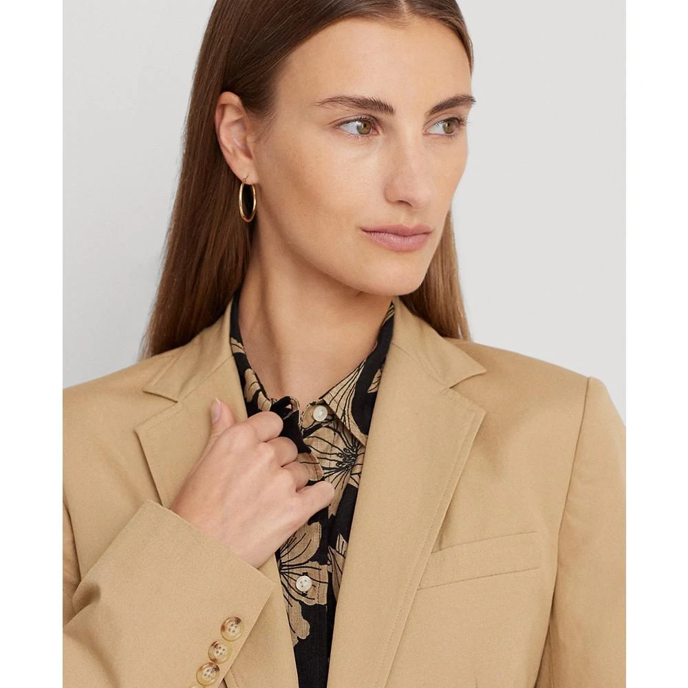 商品Ralph Lauren|Women's Cotton Twill Blazer,价格¥1796,第3张图片详细描述