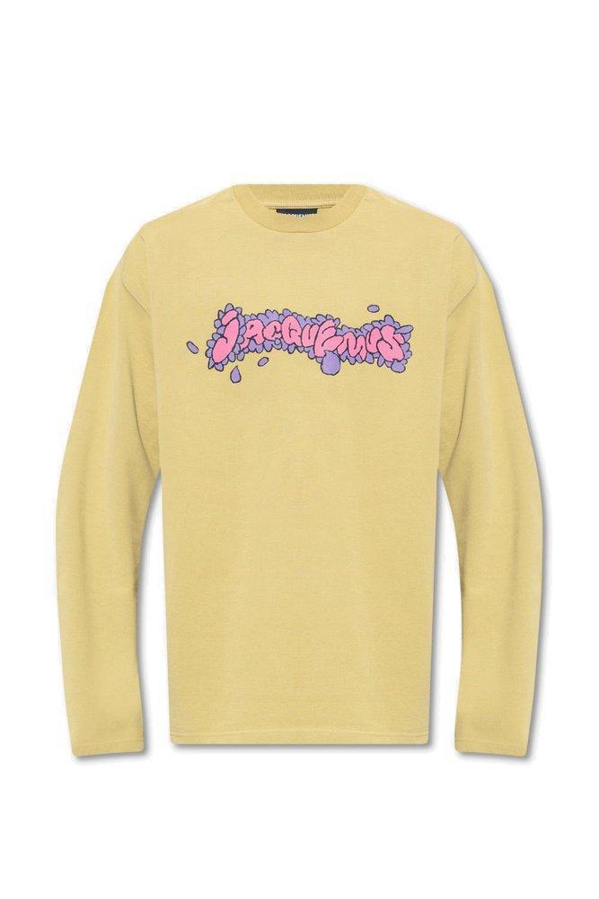 商品Jacquemus|Jacquemus Logo Printed Long Sleeved T-Shirt,价格¥1845,第1张图片