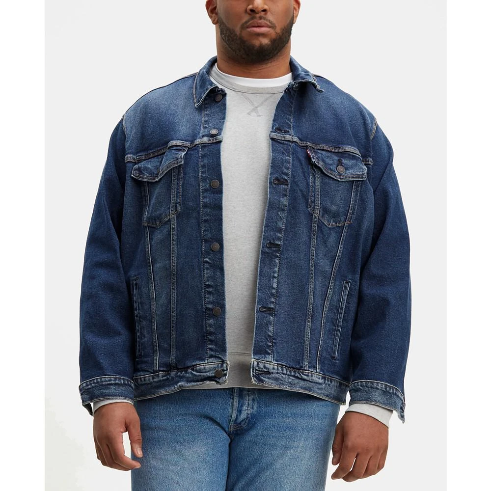 商品Levi's|Men's Big & Tall Stretch Denim Trucker Jacket,价格¥470,第1张图片