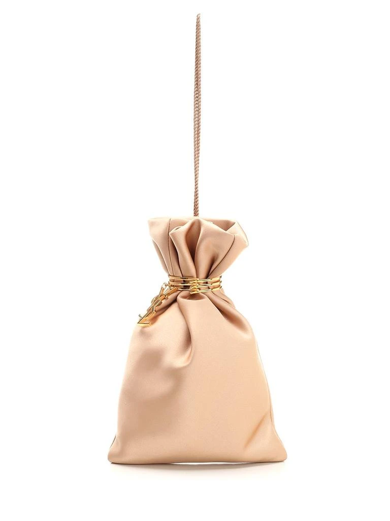 商品Yves Saint Laurent|Evening Pouch Handbags Beige,价格¥16135,第1张图片
