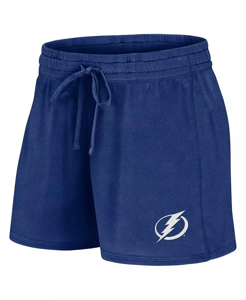 商品Fanatics|Women's Blue Tampa Bay Lightning Start to Finish Shorts,价格¥259,第2张图片详细描述