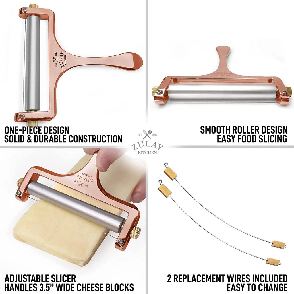 Cheese Slicer With Adjustable Thickness With 2 Extra Wires 商品