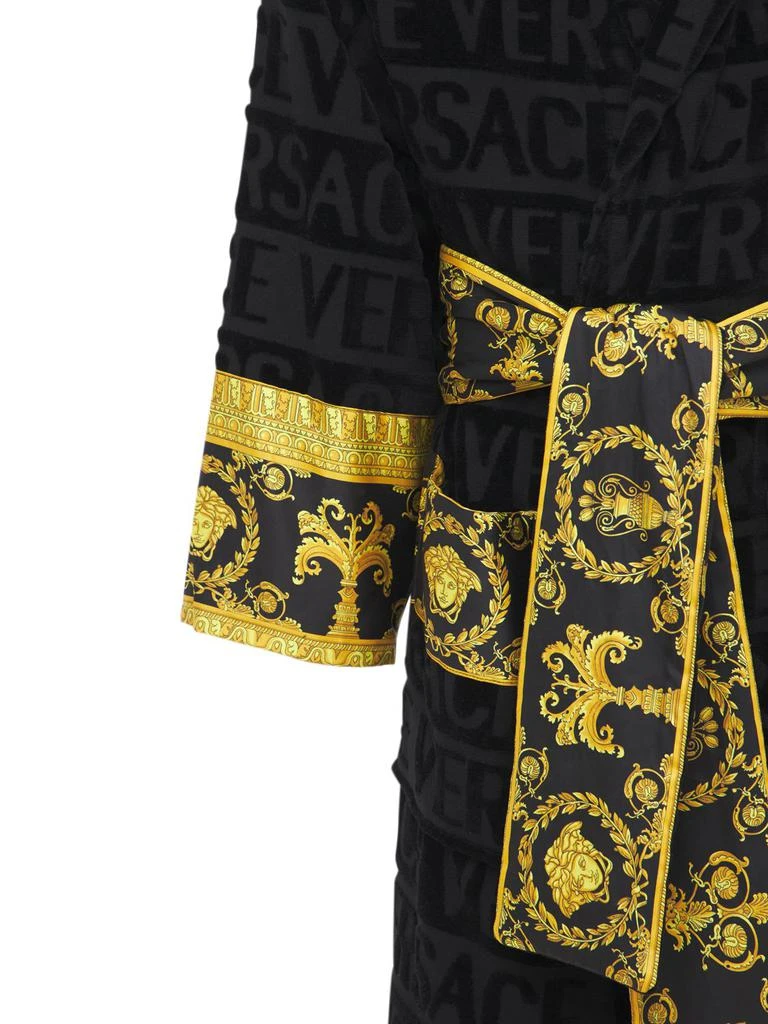 商品Versace|Barocco & Robe Cotton Bathrobe,价格¥4234,第5张图片详细描述