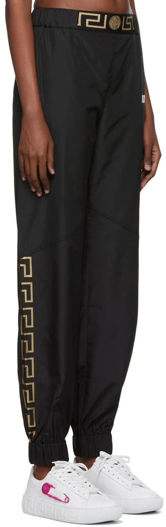 商品Versace|Black Polyetser Sport Pants,价格¥2092,第2张图片详细描述