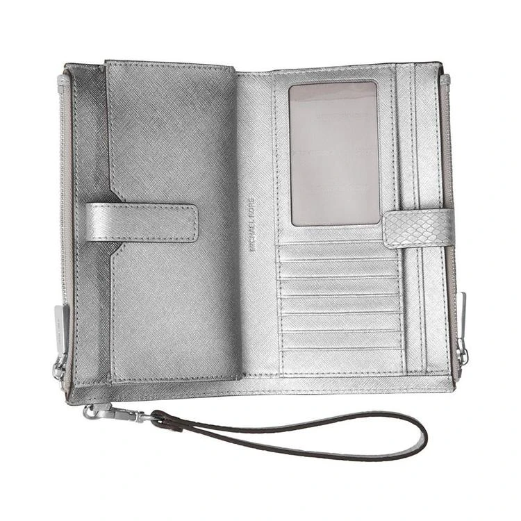 商品Michael Kors|MICHAEL  Adele Double-Zip iPhone 7 Plus Wristlet,价格¥393,第2张图片详细描述