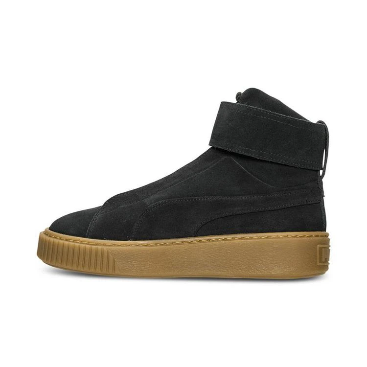 商品Puma|Women's Suede Platform Mid OW Casual Sneakers from Finish Line,价格¥519,第4张图片详细描述