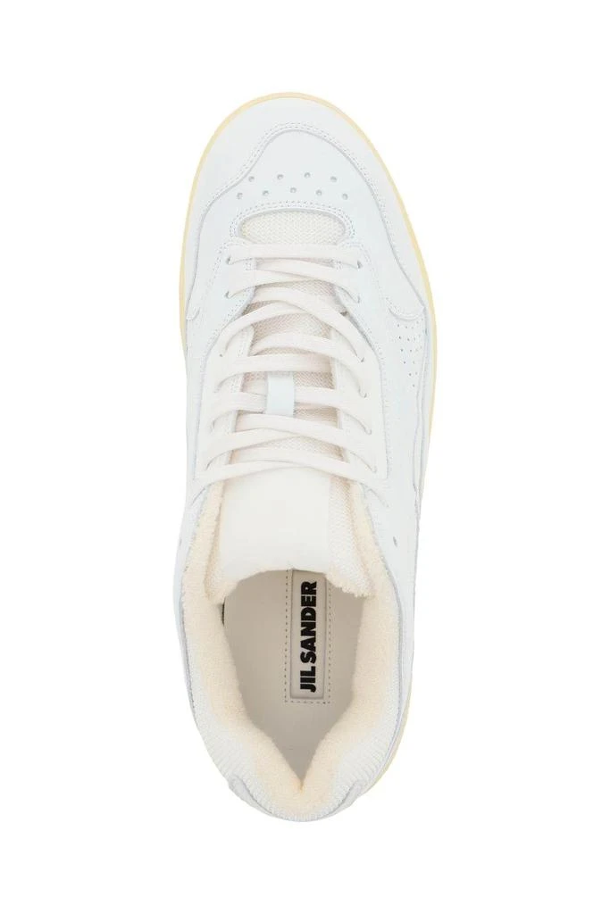 商品Jil Sander|LEATHER LOW-TOP SNEAKERS,价格¥2342,第3张图片详细描述