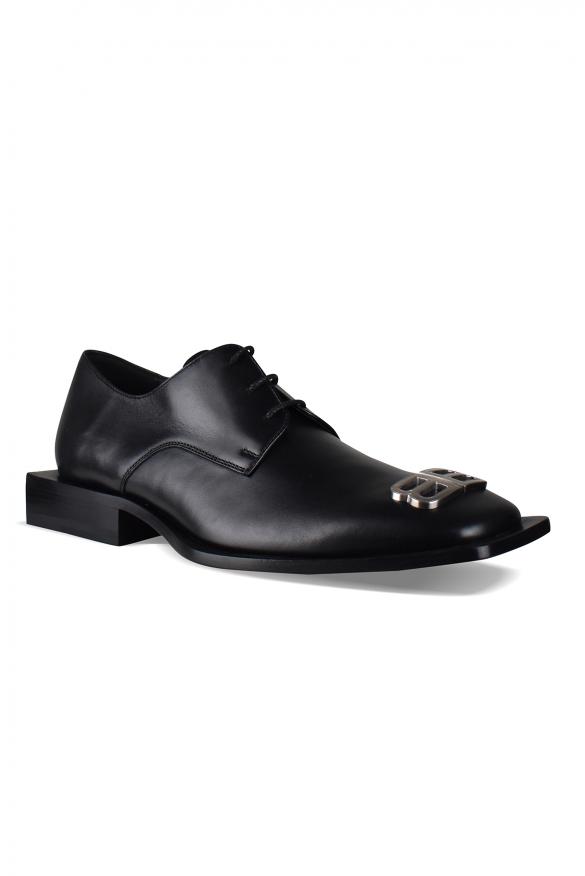 balenciga ダービーシューズ　39 derby スクウェアトゥ BALENCIAGA(バレンシアガ) / シューズ/39/BLK/レザー/678111