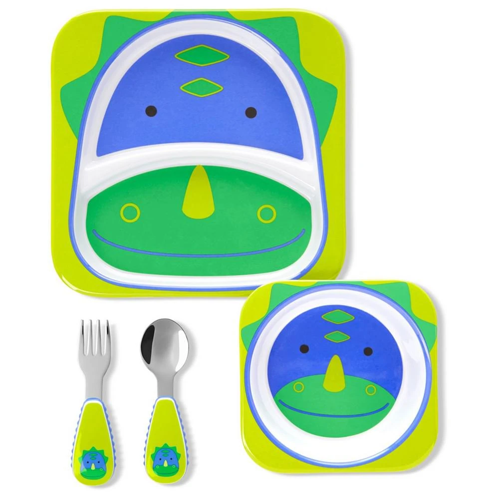 商品Skip Hop|Zoo Mealtime Dino Gift Set,价格¥113,第1张图片