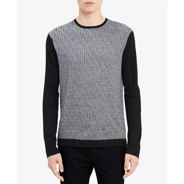 商品Calvin Klein|Men's Geo-Pattern Merino Sweater,价格¥201,第1张图片