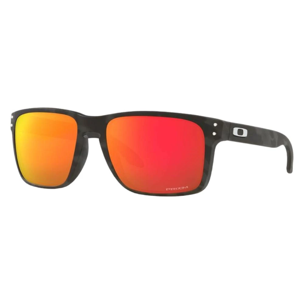 商品Oakley|OAKLEY Men's Holbrook 9417-29 Prizm Ruby Black Camo Sunglasses,价格¥1056,第1张图片