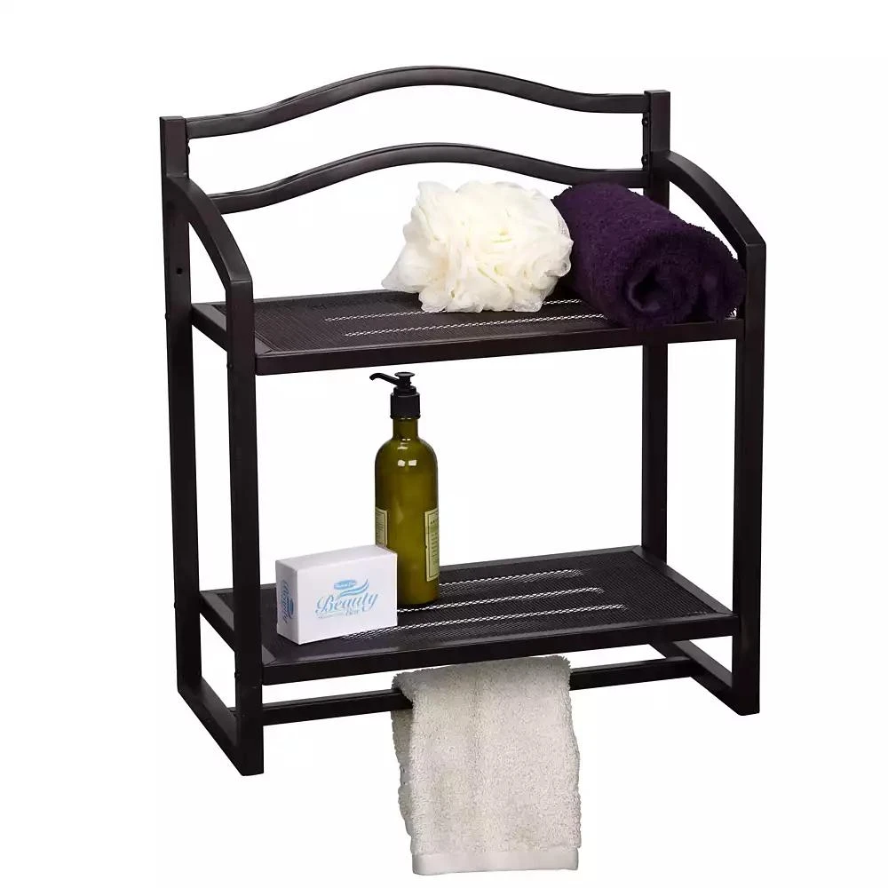 商品Household Essentials|2-Tier Wall Mounting Shelf,价格¥584,第2张图片详细描述