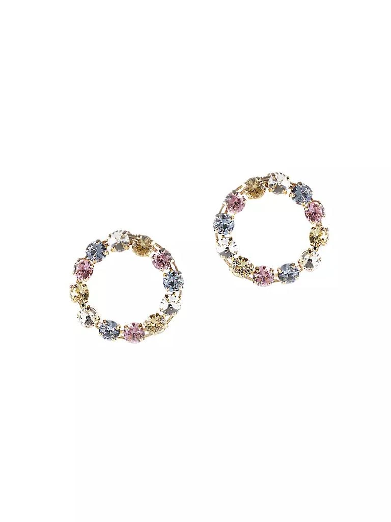 商品ROSANTICA|Pastello Goldtone Faux Crystal Stud Earrings,价格¥2482,第1张图片