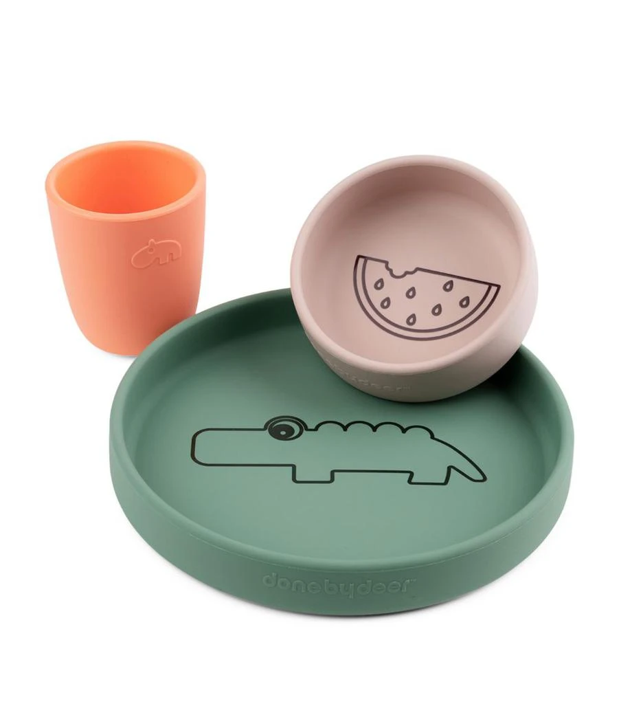 商品Done by Deer|Croco Dinner Set,价格¥282,第1张图片